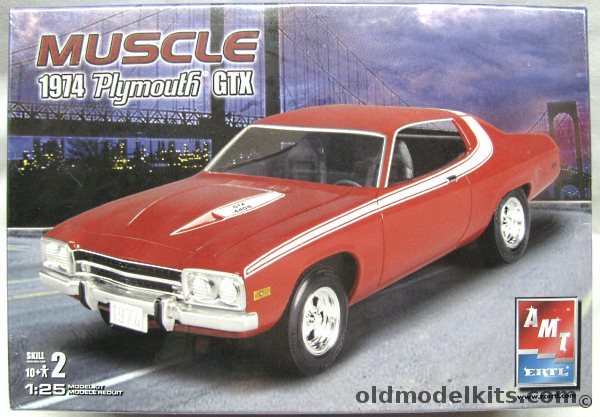 AMT 1/25 1974 Plymouth GTX, 38157 plastic model kit